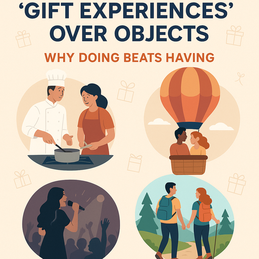 The Rise of ‘Gift Experiences’ Over Objects – Why doing beats having