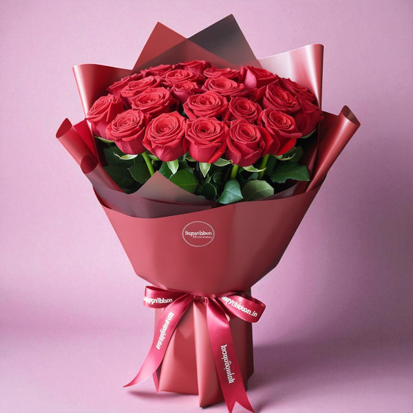 20 Red Roses Bouquet