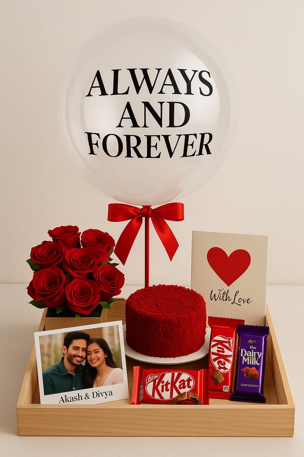 Always and Forever Tray Hamper
