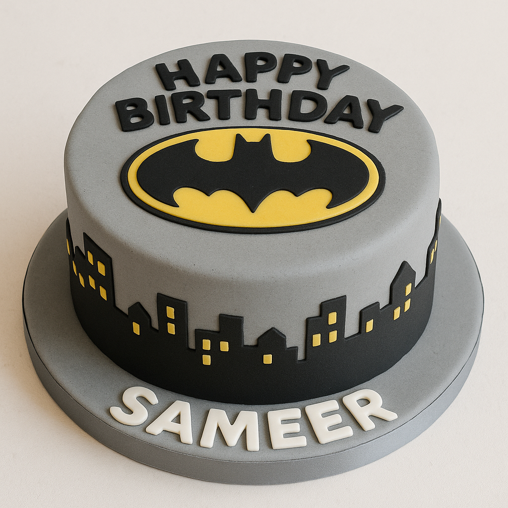 Batman Fondant Fantasy Cake