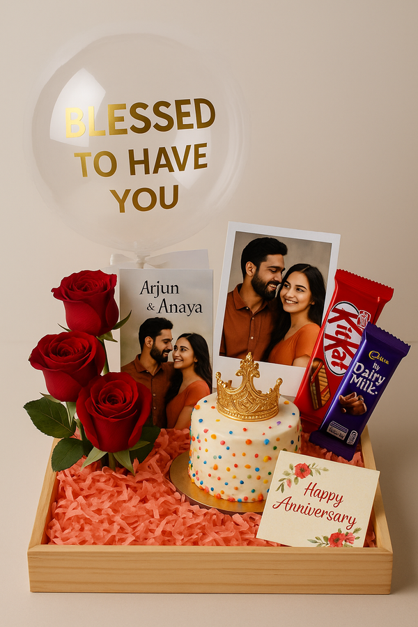 Blessed To Have You Tray Hamper