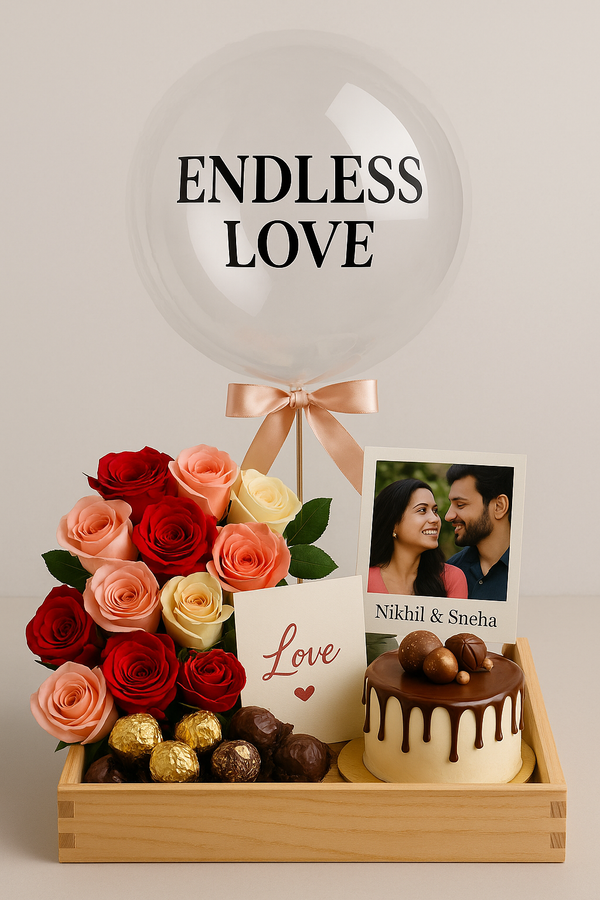 Endless Love Tray Hamper