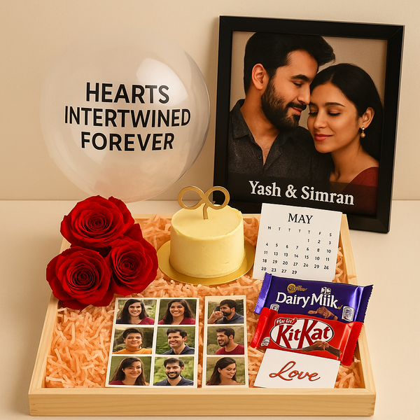 Hearts Intertwined Forever Tray Hamper