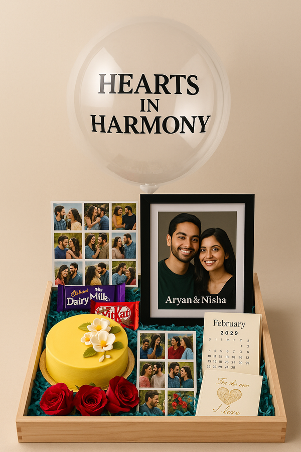 Hearts in Harmony Tray Hamper