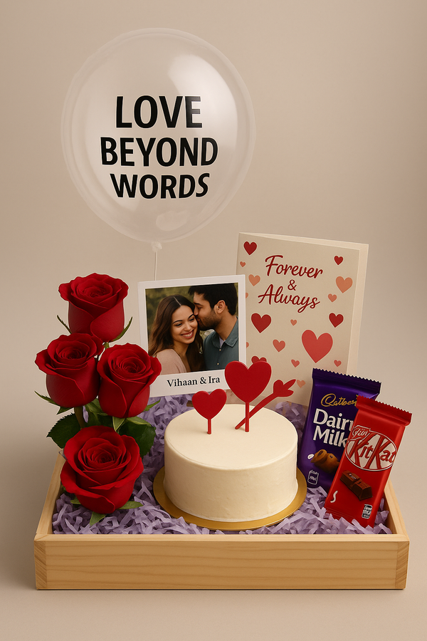 Love Beyond Words Tray Hamper
