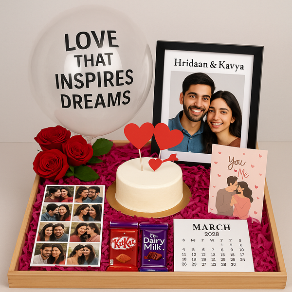 Love That Inspires Dreams Tray Hamper