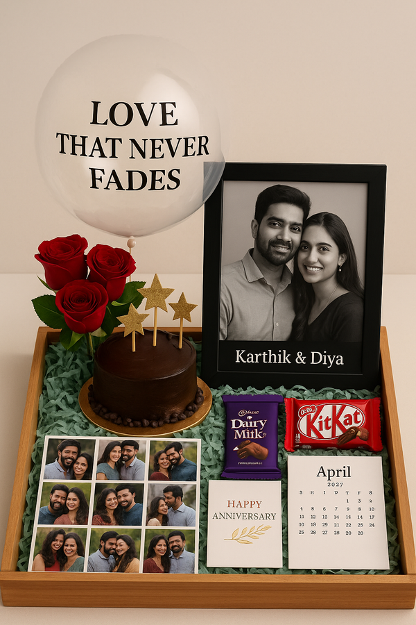 Love That Never Fades Tray Hamper