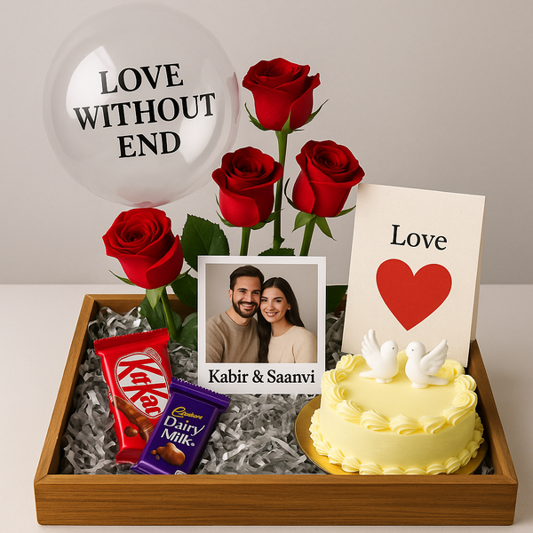 Love Without End Tray Hamper