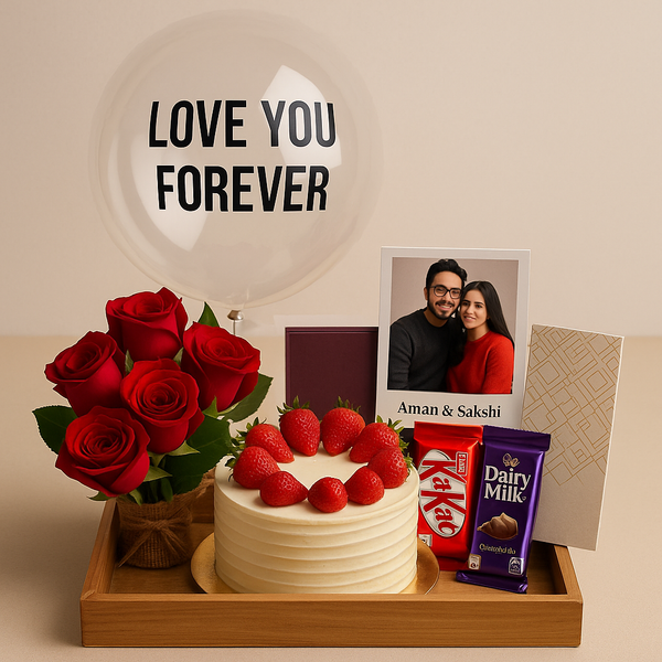 Love You Forever Tray Hamper