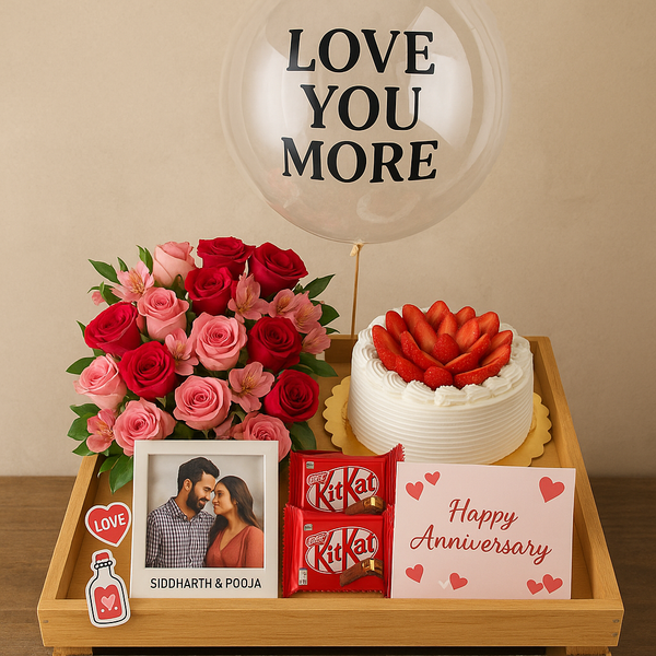 Love You More Tray Hamper