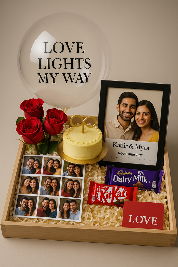 Luxury Romantic Couple Gift Hamper Tray