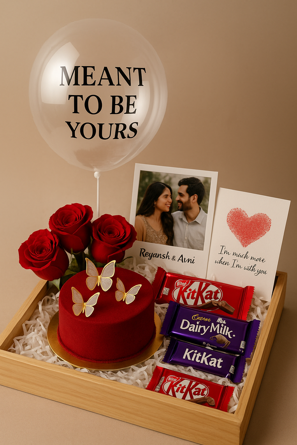 Meant To Be Yours Tray Hamper