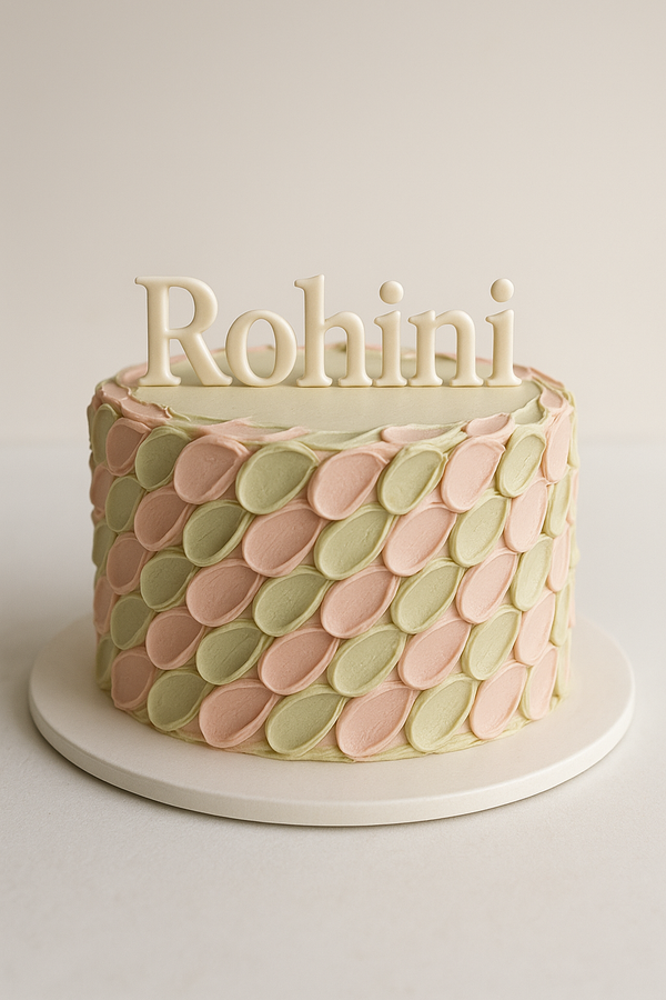 Personalized Name Designer Cake