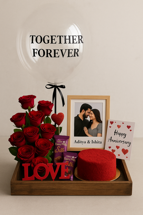 Together Forever Tray Hamper
