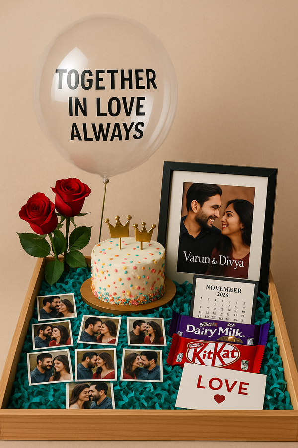 Together In Love Always Tray Hamper