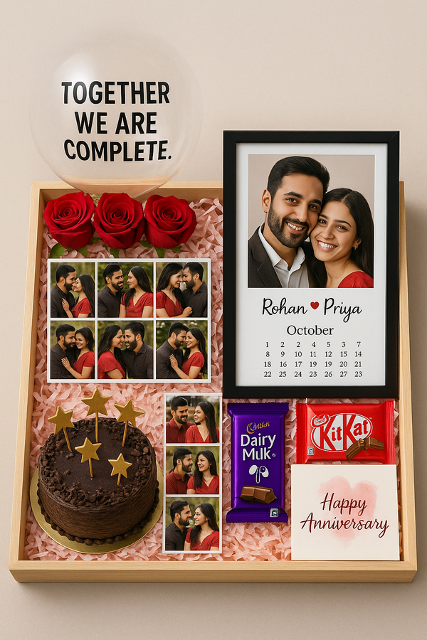 Together We Are Complete Tray Hamper