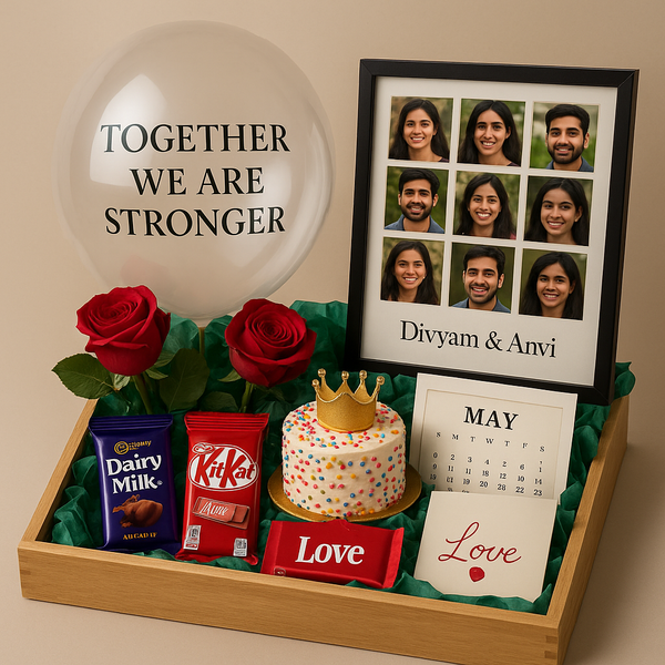 Together We Are Stronger Tray Hamper