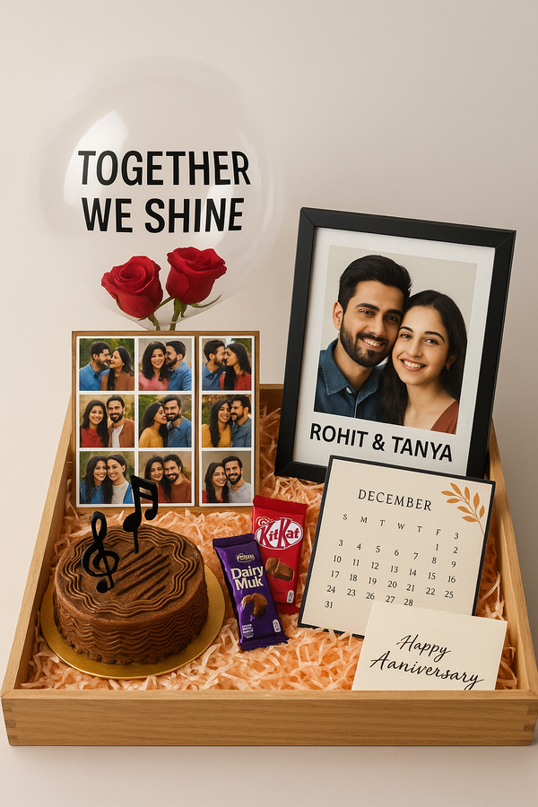 Together We Shine Tray Hamper