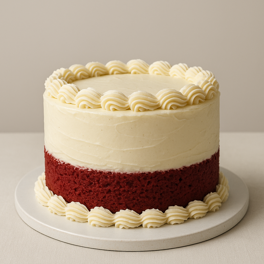 Velvet Bliss Red Velvet Cake with Creamy Frosting – Perfect for Celebrations