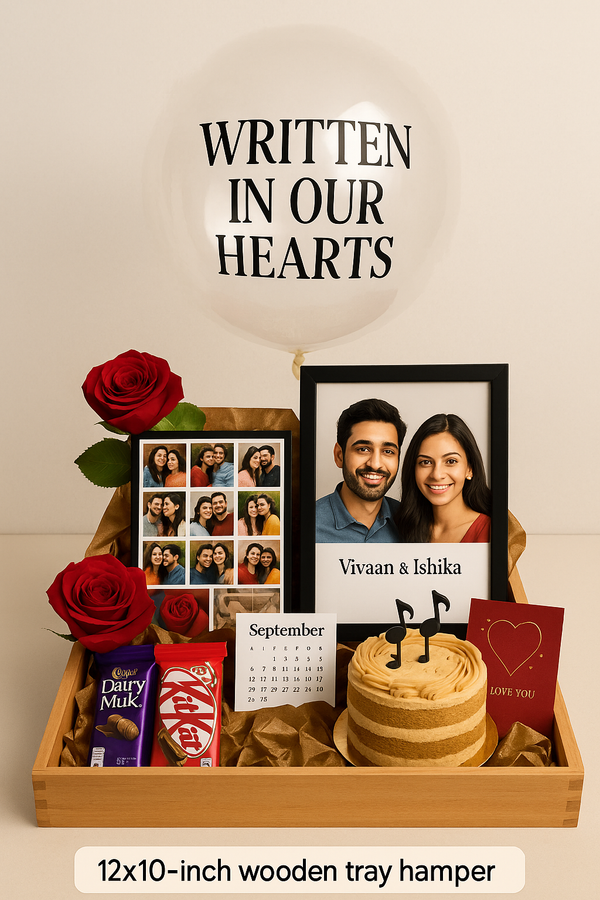 Written In Our Hearts Tray Hamper